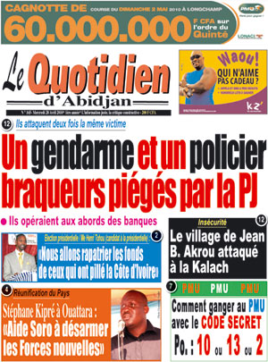 Le Quotidien d’Abidjan N° 165