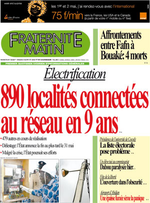 Fraternité Matin N° 13643