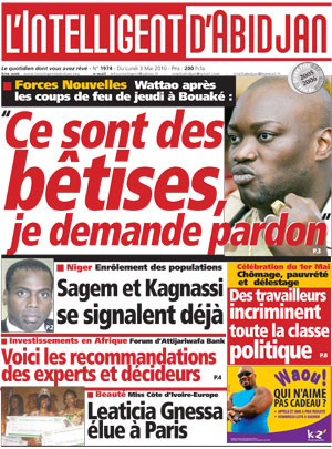 L’intelligent d’Abidjan N° 1974