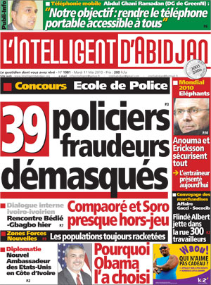 L’intelligent d’Abidjan N° 1981