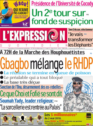 L’expression N° 262