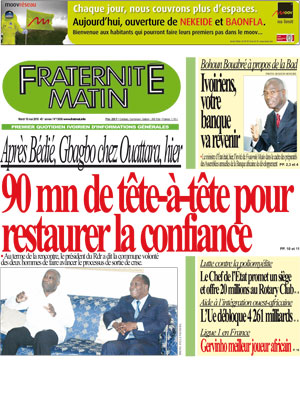 Fraternité Matin N° 13656