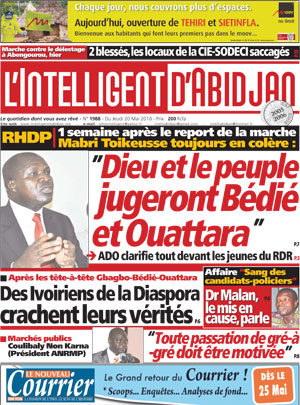 L’intelligent d’Abidjan N° 1988