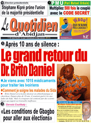 Le Quotidien d’Abidjan N° 185