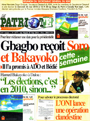 Le Patriote N° 3177