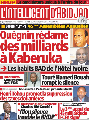 L’intelligent d’Abidjan N° 1992