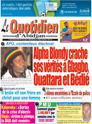 Le Quotidien d’Abidjan N° 188