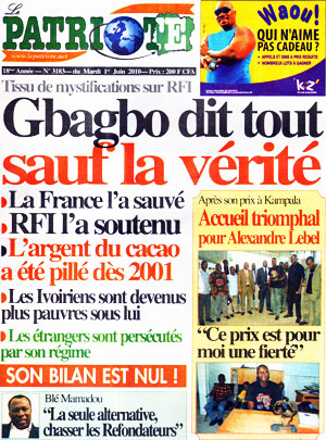 Le Patriote N° 3183