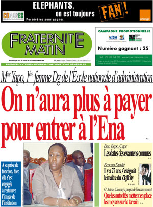 Fraternité Matin N° 13674