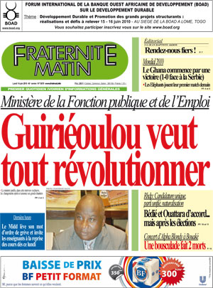 Fraternité Matin N° 13678