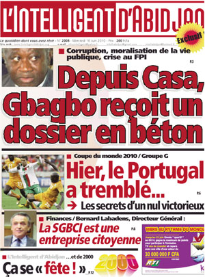 L’intelligent d’Abidjan N° 2009