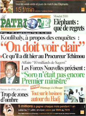 Le Patriote N° 3205