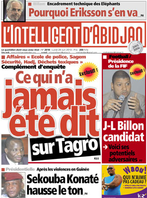 L’intelligent d’Abidjan N° 2019