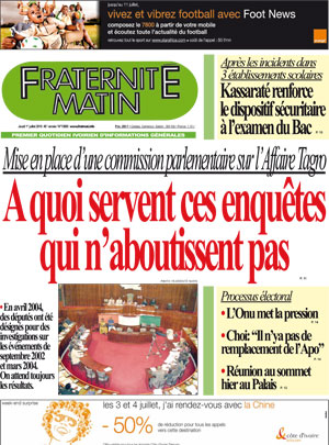 Fraternité Matin N° 13693