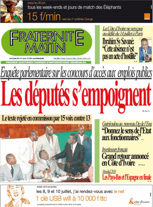 Fraternité Matin N° 13699