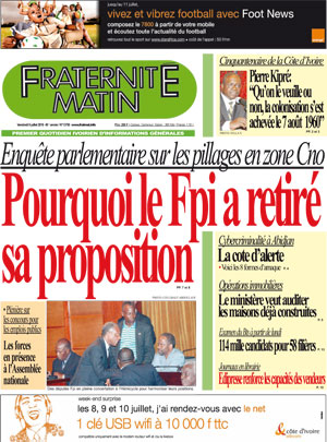 Fraternité Matin N° 13700