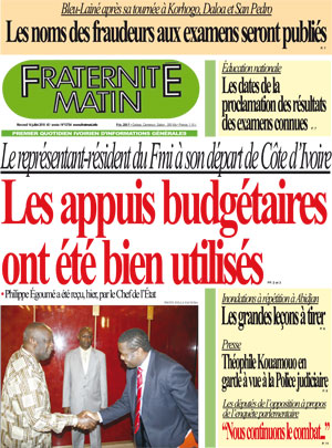 Fraternité Matin N° 13704