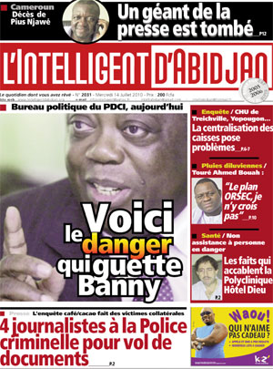 L’intelligent d’Abidjan N° 2032