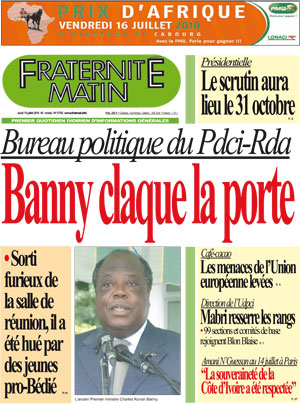 Fraternité Matin N° 13705