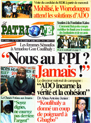 Le Patriote N° 3224