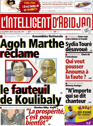 L’intelligent d’Abidjan N° 2038