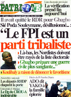 Le Patriote N° 3233