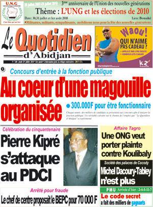 Le Quotidien d’Abidjan N° 240