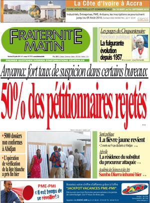 Fraternité Matin N° 13718
