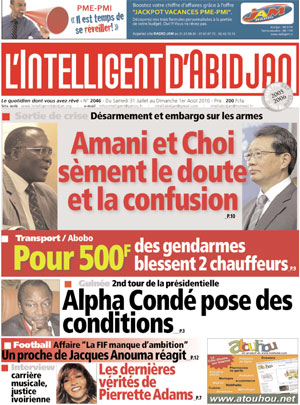 L’intelligent d’Abidjan N° 2046