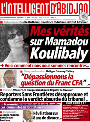 L’intelligent d’Abidjan N° 2049