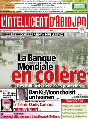 L’intelligent d’Abidjan N° 2060
