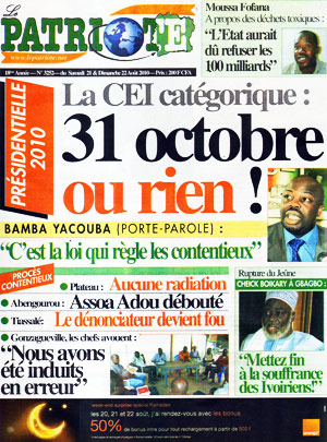 Le Patriote N° 3252