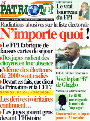 Le Patriote N° 3253