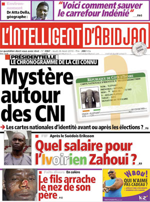 L’intelligent d’Abidjan N° 2067