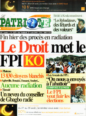 Le Patriote N° 3256