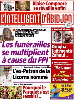 L’intelligent d’Abidjan N° 2070