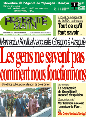 Fraternité Matin N° 13747