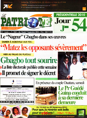 Le Patriote N° 3265