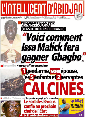 L’intelligent d’Abidjan N° 2078