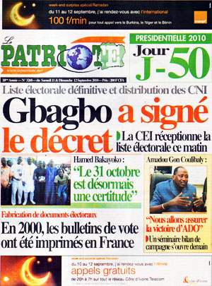 Le Patriote N° 3268