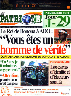 Le Patriote N° 3286