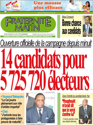 Fraternité Matin N° 13781