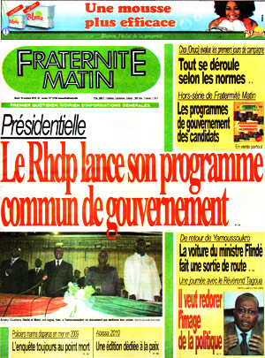 Fraternité Matin N° 13784