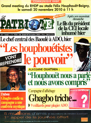 Le Patriote N° 3324