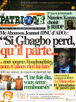 Le Patriote N° 3325