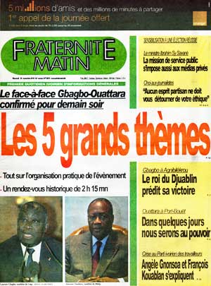 Fraternité Matin N° 13813