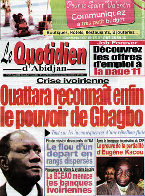 Le Quotidien d’Abidjan N° 393