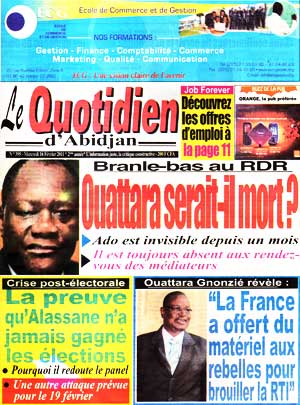 Le Quotidien d’Abidjan N° 395