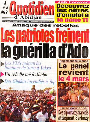Le Quotidien d’Abidjan N° 401