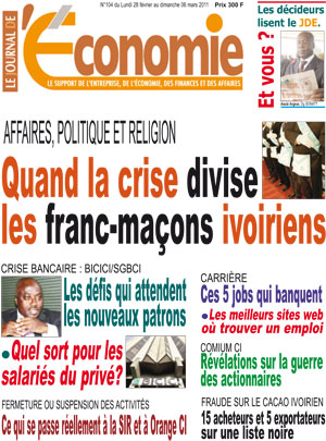 Le Journal De L’Economie N° 104